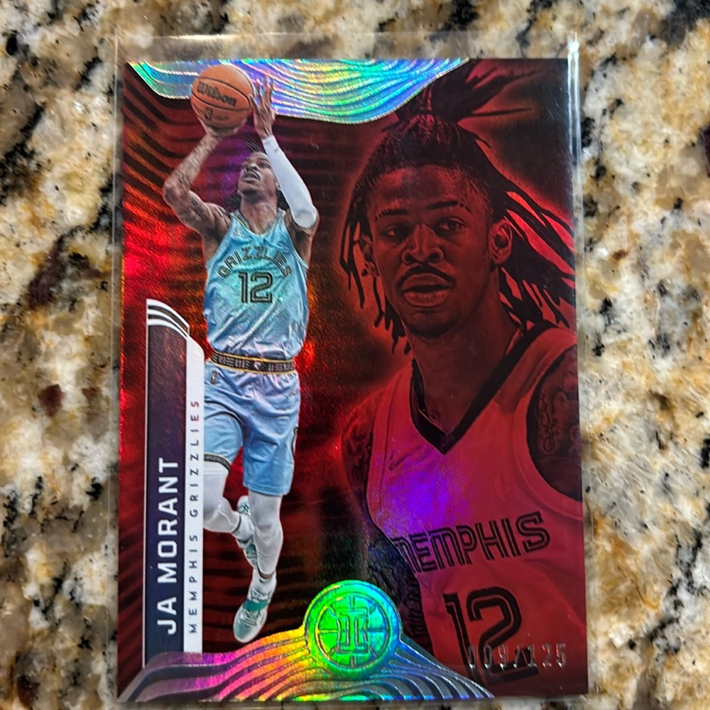 Ja Morant Panini 2021-22 Illusion numbered 9/125